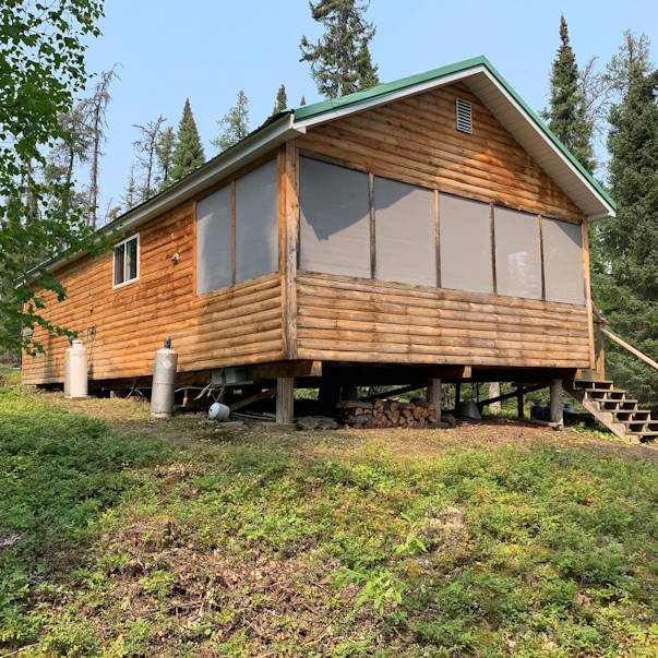 The cabin at Sim Lake